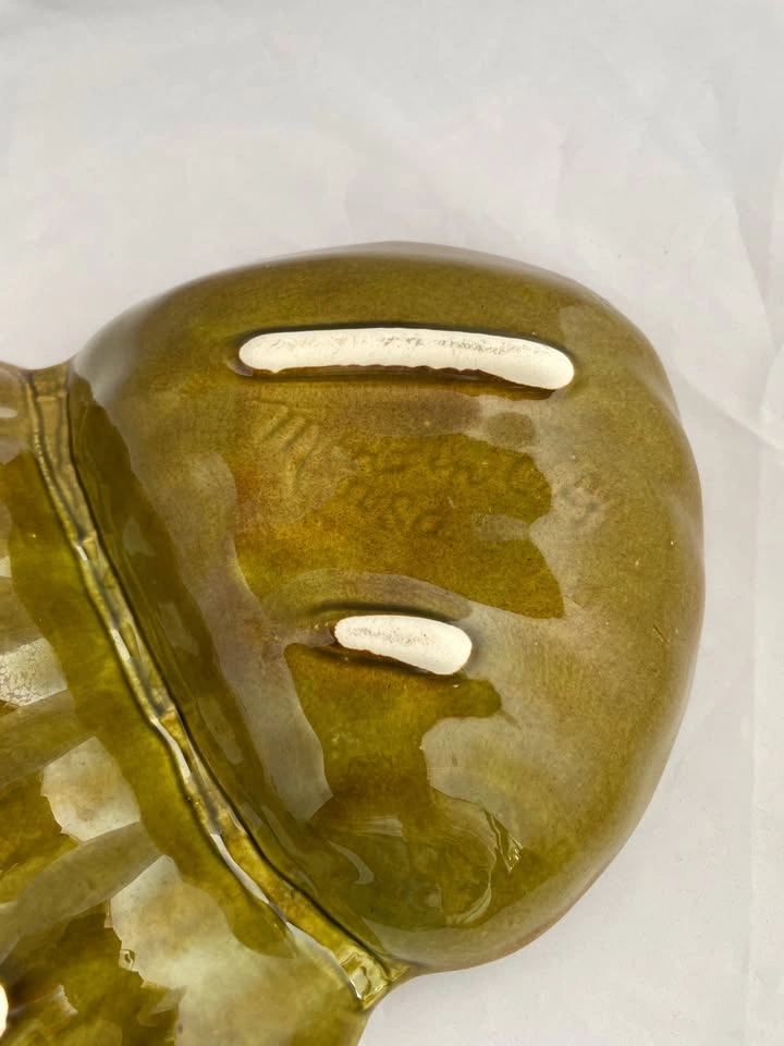 Mid-Century: Rare Covered Chip & Dip Dish, California Pottery - photo 4