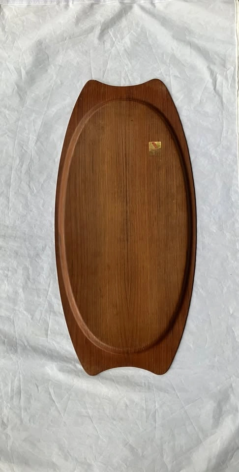 Danish Modern: Teak Veneer Tray by Silva, Denmark - photo 3