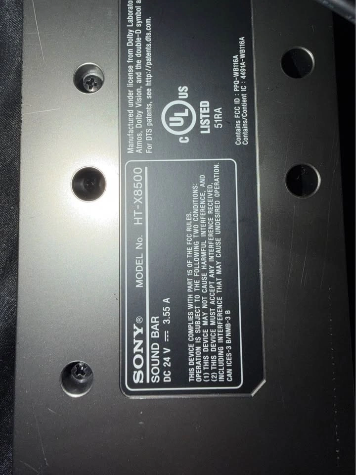 Sony HT-X8500 Soundbar - photo 3