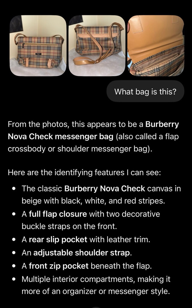 Burberry London Blue Label Messenger Bag - photo 5