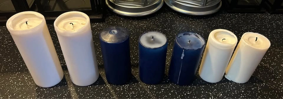 Lanterns and Yummi Pillar Candles (Great for weddings) - photo 2