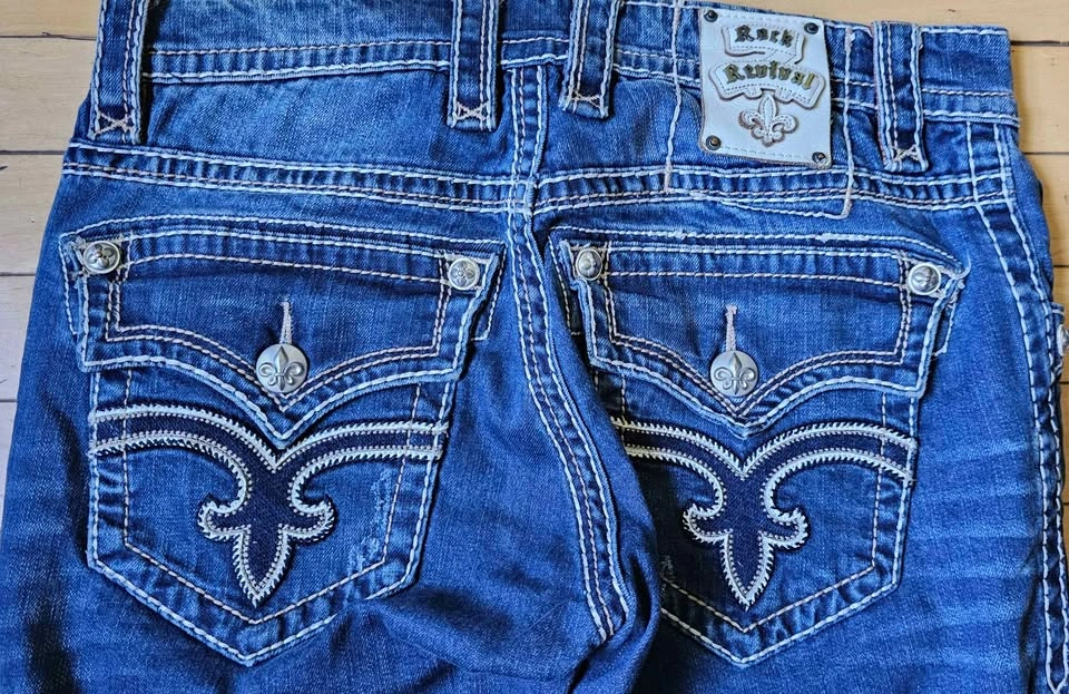 Men's Rock Revival "Tony Straight" Jeans W30 - Flap Pocket - photo 3
