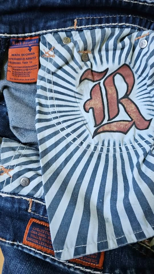 Men's Rock Revival "Tony Straight" Jeans W30 - Flap Pocket - photo 5