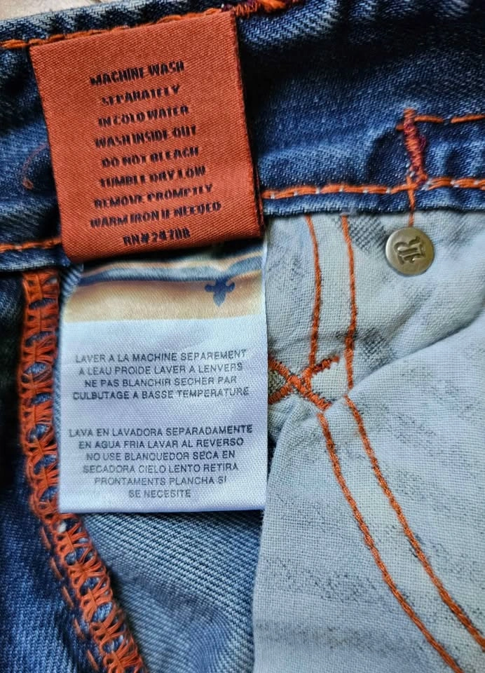 Men's Rock Revival "Duke Relaxed Straight" Jeans W32 - Made in U - photo 5