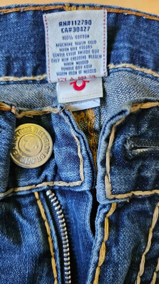 True Religion "Ricky Super T" Jeans W32 - Made in USA - photo 4