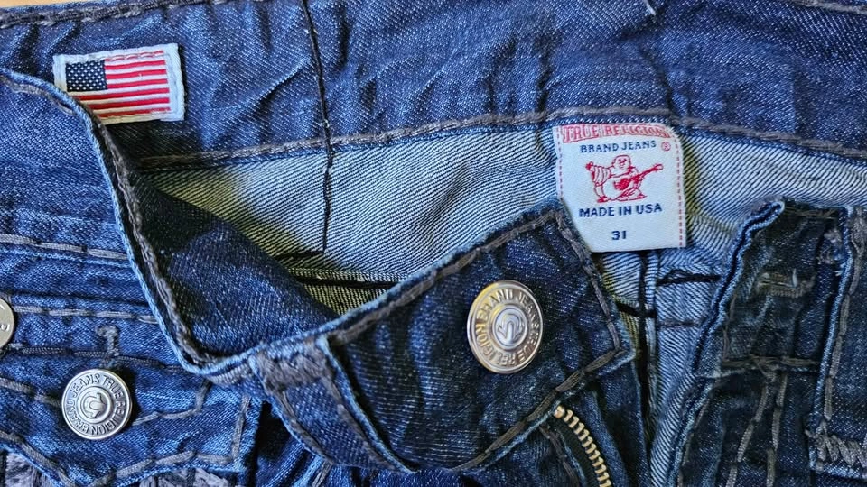 RARE Black Patch True Religion "Ricky Super T" W31 - photo 5