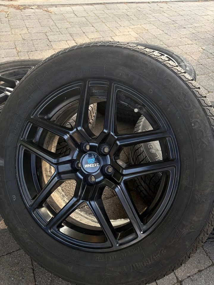 17 inch rims and new tires 5x100