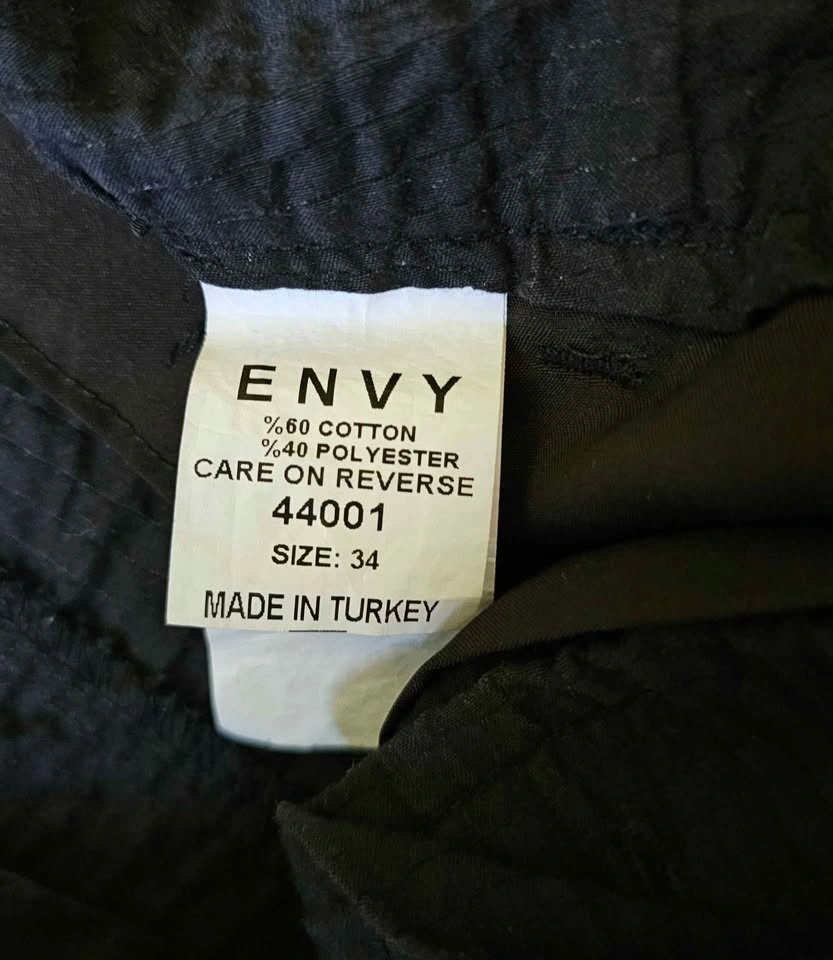 Men's ENVY South Beach Textured Shorts Size 34 - Navy/Black - photo 3
