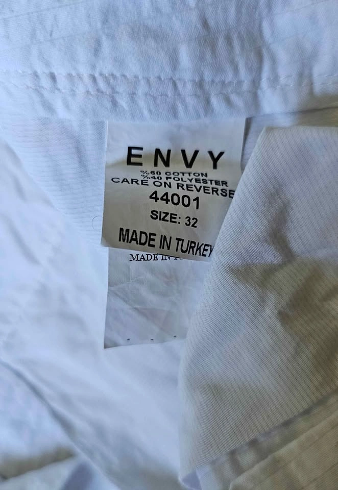 Men's ENVY South Beach White Textured Shorts Size 32 - photo 3