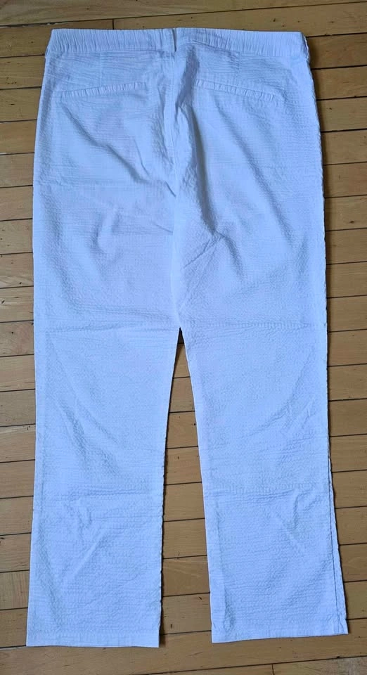 Men's ENVY South Beach White Seersucker Pants W32 - photo 2
