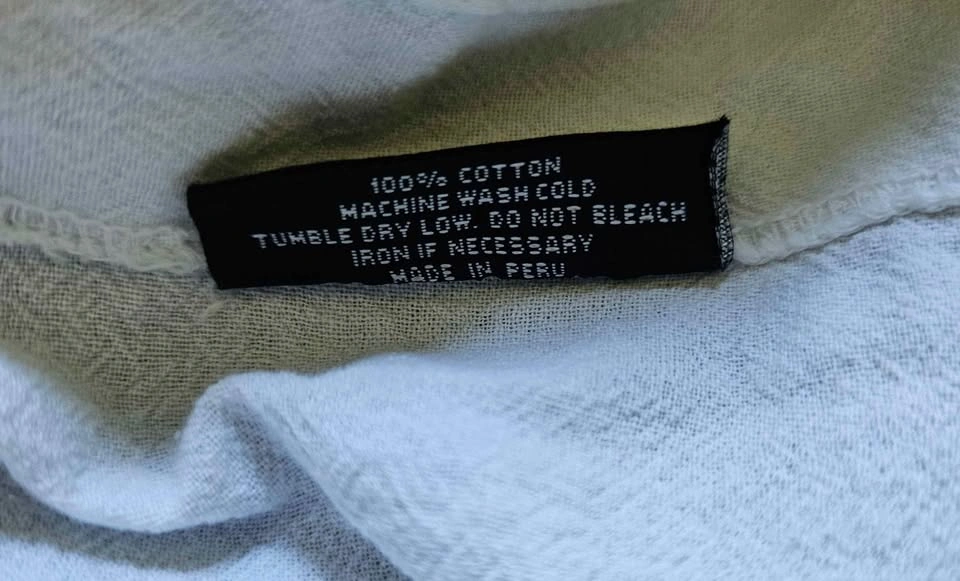 Vintage SURF STYLE "Miami Beach" Gauze Cotton Beach Shirt Large - photo 3
