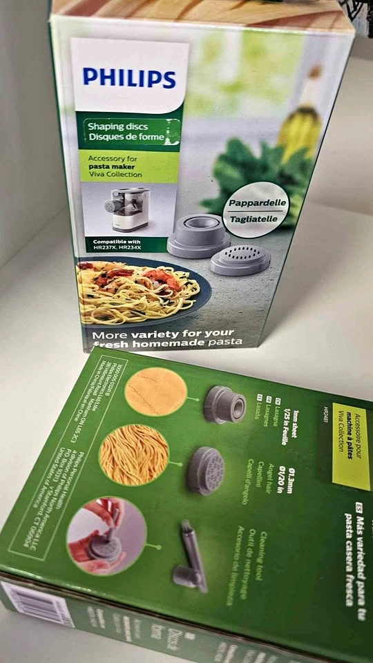 Phillips Pasta shaping discs
