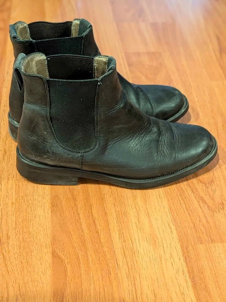 Black Leather Chelsea Boots (EU36) - photo 3