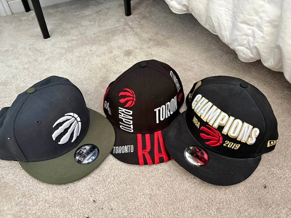 New Era 9FIFTY Toronto Raptors Snapback Hats (3)