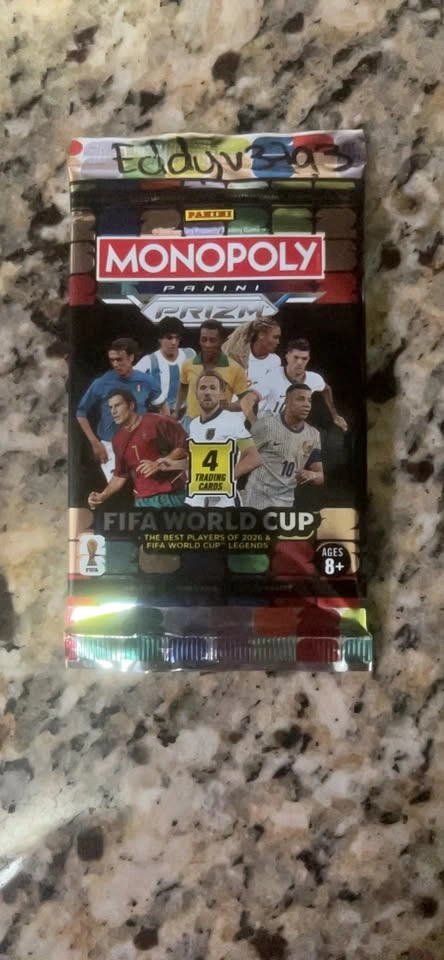 Monopoly Panini Prizm FIFA World Cup Trading Cards