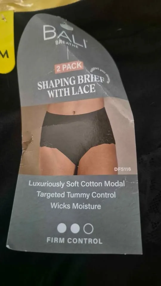 Bali Breathe Shaping Brief with Lace Medium SKU 0589 - photo 2