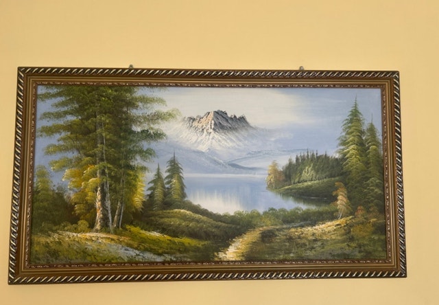 Mountain Landscape Oil Painting