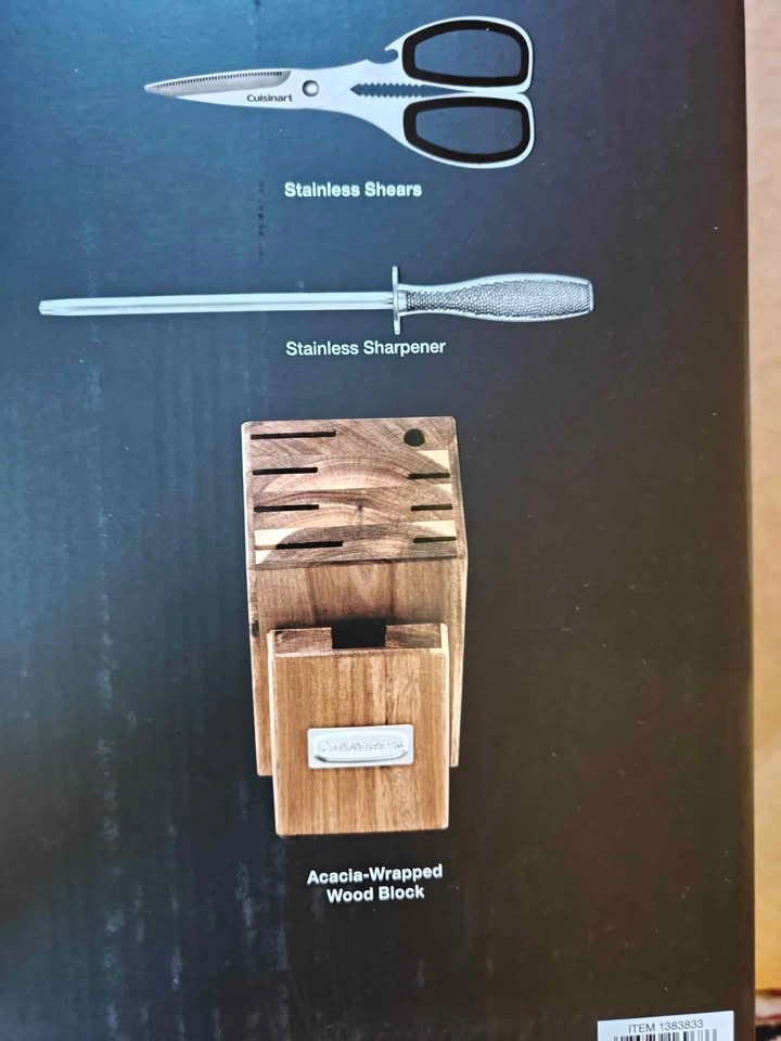 NEW Cuisinart 10pc Knife Block Set - photo 3
