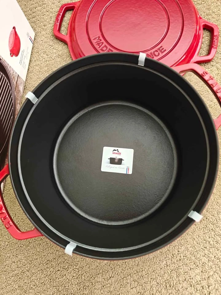 NEW Staub Cast Iron Braise and Grill Set - photo 4
