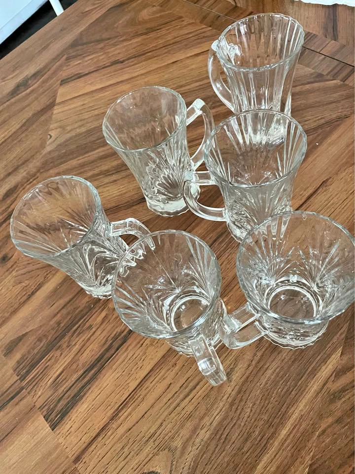 Brand new never used, Mugs cups for coffee/tea set of 6