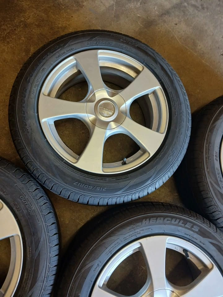 Set of 4 Core Racing Rims on New Tires - photo 5