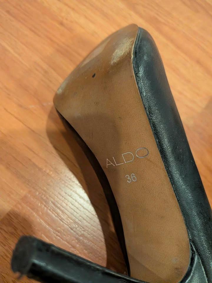 Aldo Black Leather Pumps - photo 4