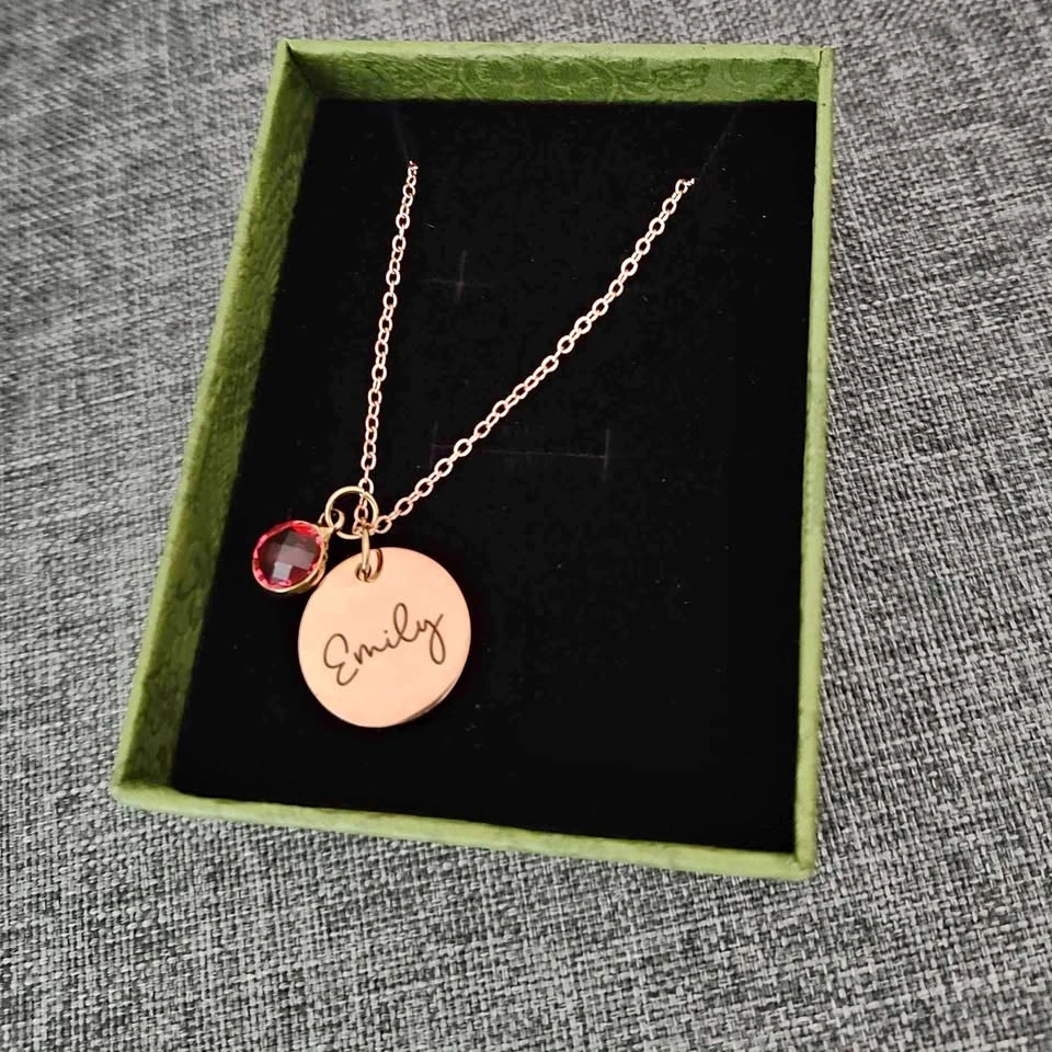 Beautiful personalized necklaces- Anniversary, birthday gift