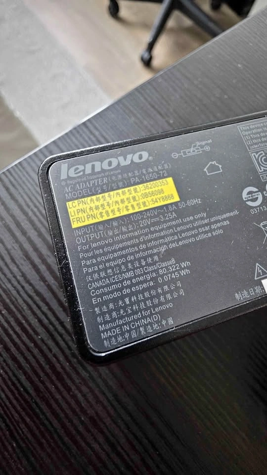 Authentic Lenovo laptop chargers