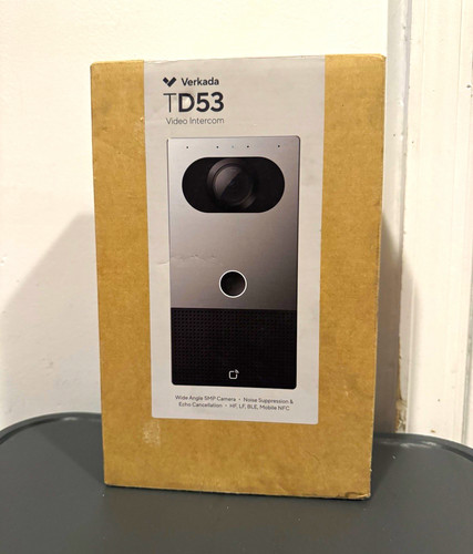 Verkada TD53 Wired IP Video Intercom w/ Bluetooth NFC