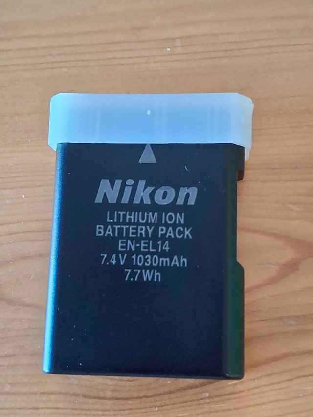 Nikon original battery En El 14, for D3x00 and D5x00
