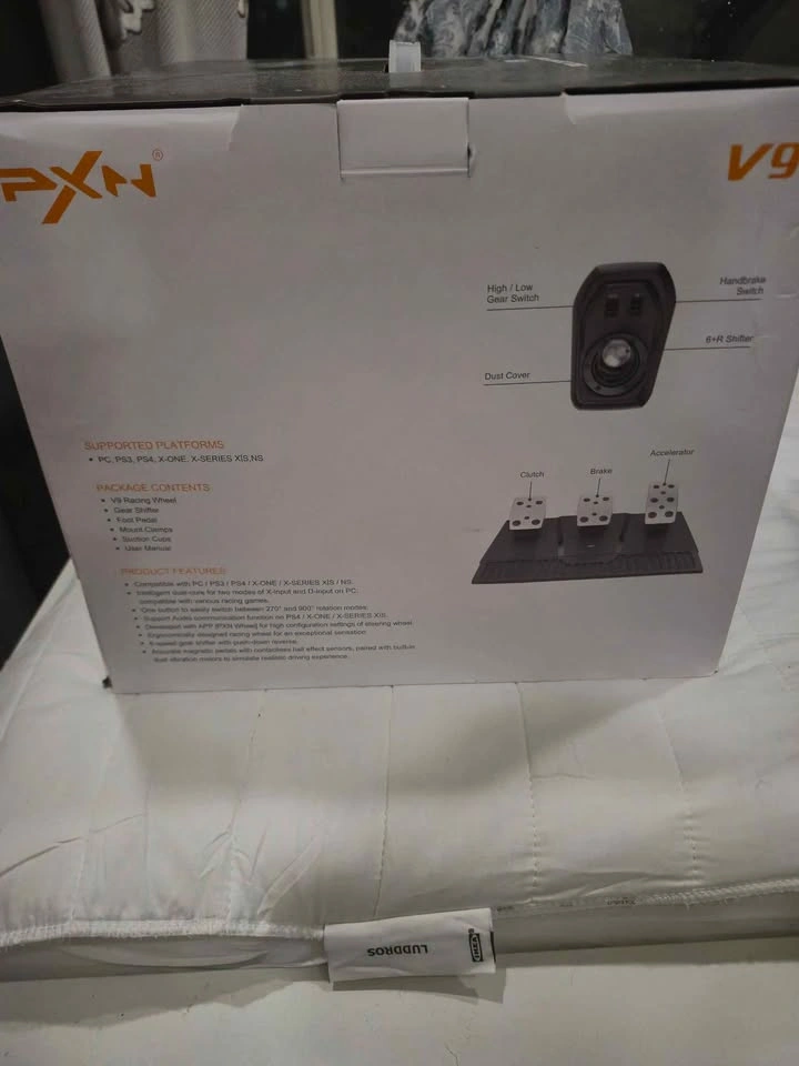 Brand New PXN V9 900° Racing Wheel with Shifter - photo 2