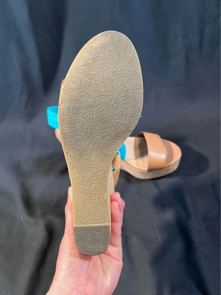 Steve Madden Cork Wedge Sandals – Size 6 - photo 3