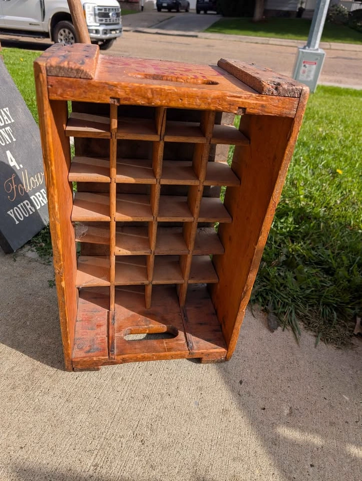 Vintage Coca-Cola Wooden Bottle Crate - photo 2