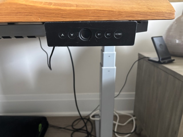 Solid oak sit-stand desk - photo 2