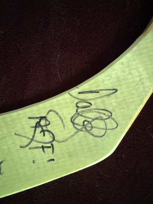 Dallas Green Autographed Hockey Stick Blade - photo 2