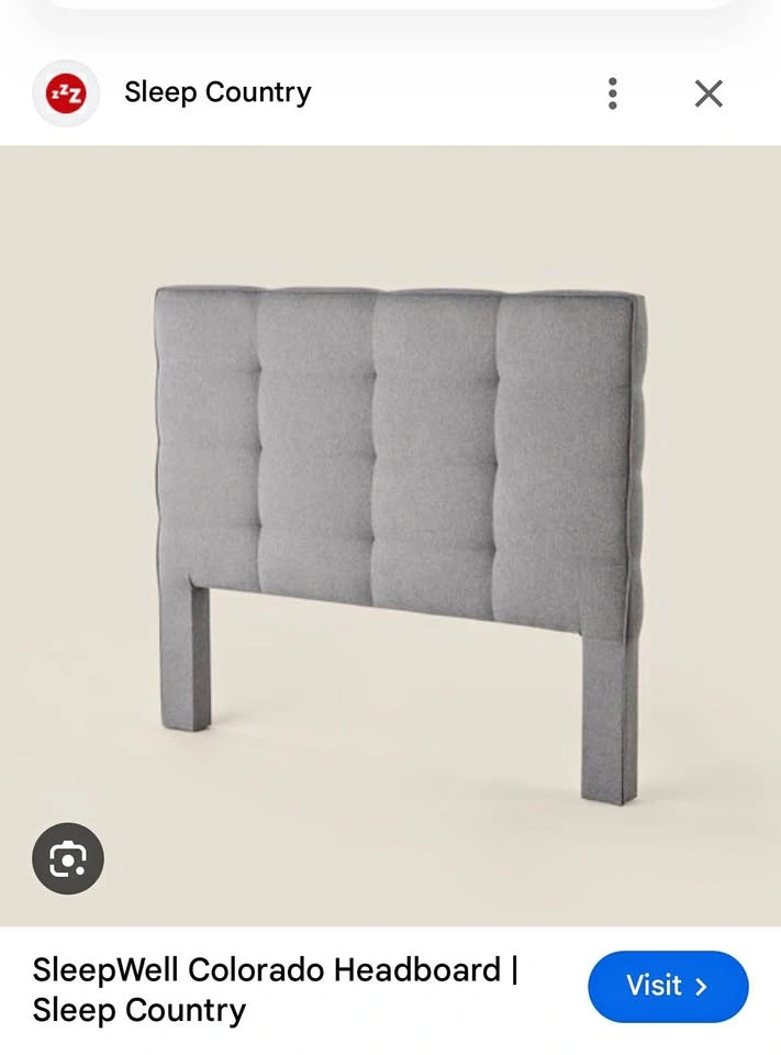 Queen Platform bed, drawers and headboard (Sleep Country Canada)