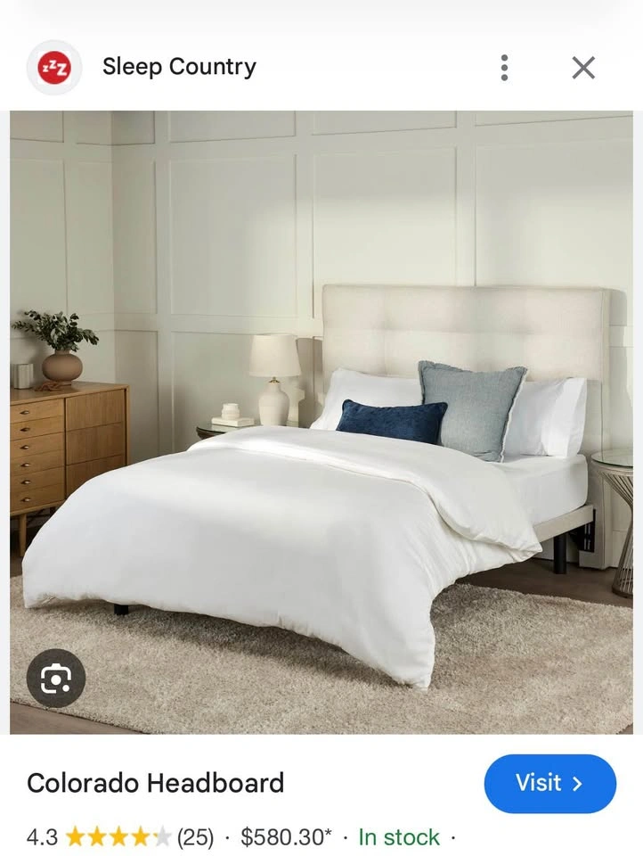 Queen Platform bed, drawers and headboard (Sleep Country Canada) - photo 4