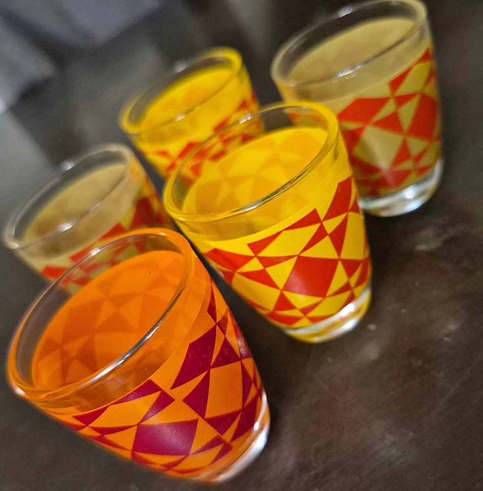 Vintage Luminarc Set of 5 Shot Glasses