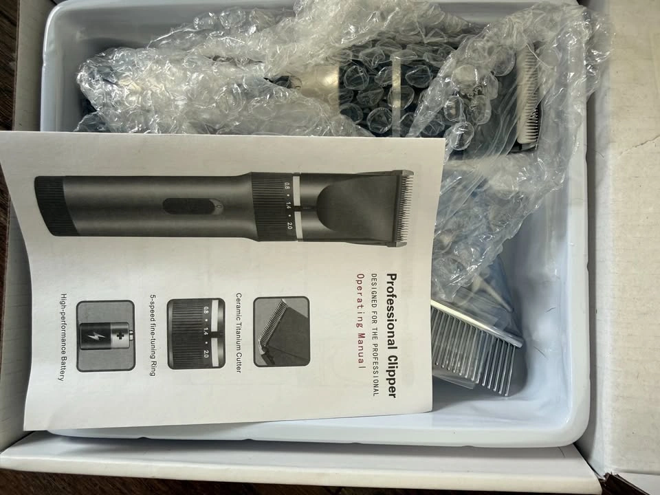 Professional Pet Hair Clipper for Dogs & Cats | Low Noise Groomi - photo 3