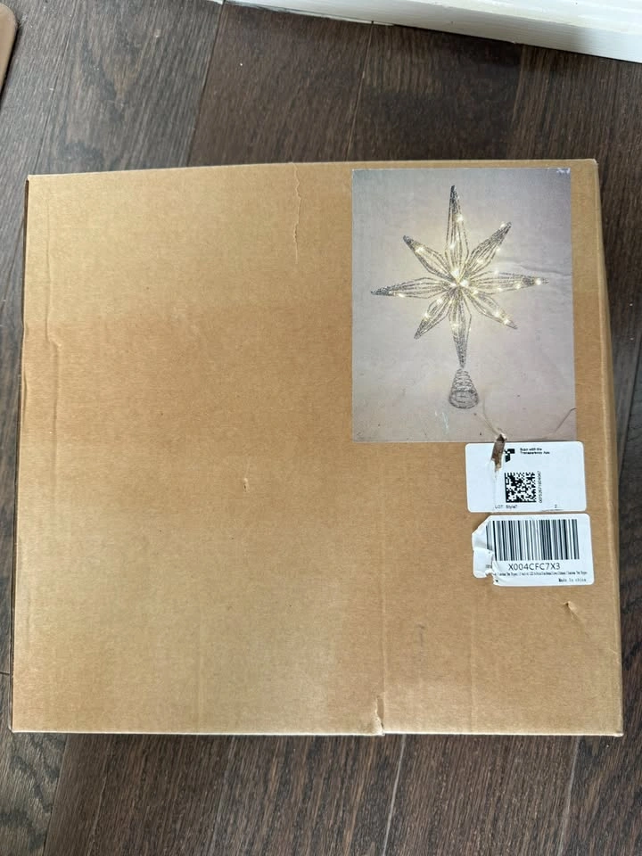 LED Star Christmas Tree Topper - Holiday Decoration - photo 2