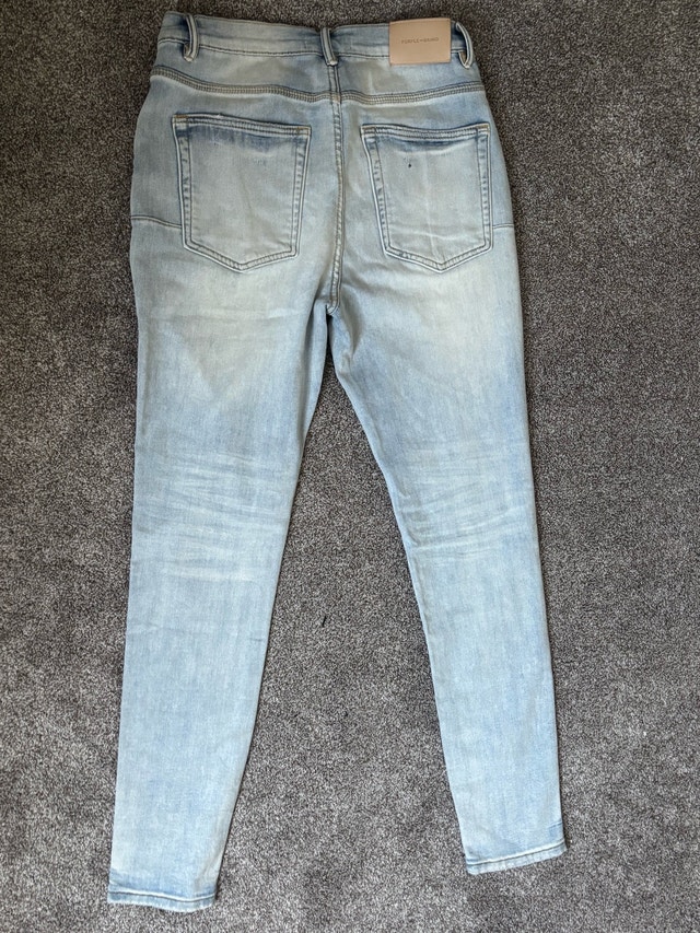 Purple jeans - photo 4