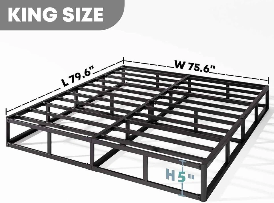RLDVAY 5 Inch King Size Low Profile Metal Box Spring - photo 3