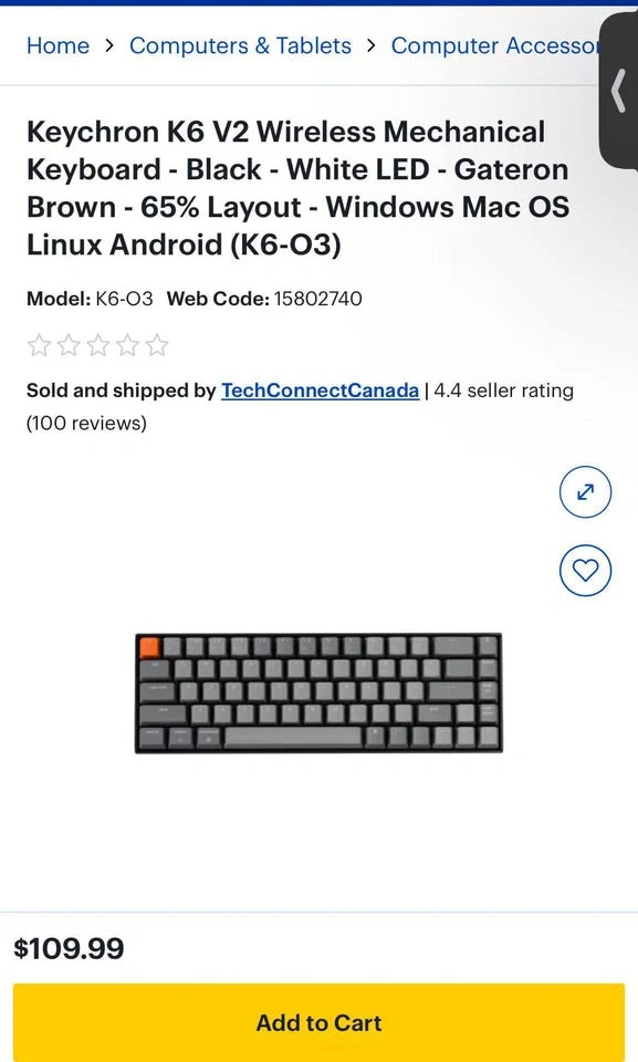 Keychron K6 Wireless Mechanical Keyboard - photo 3