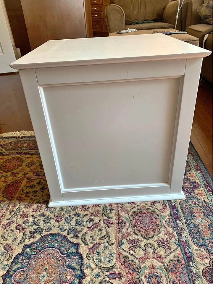 Square Side Table with Storage