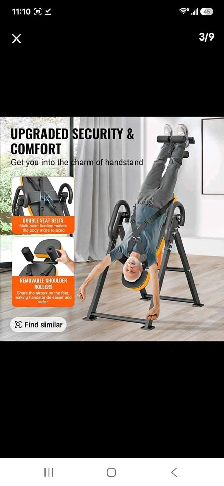 New in Box - Premium Inversion Table by Vevor