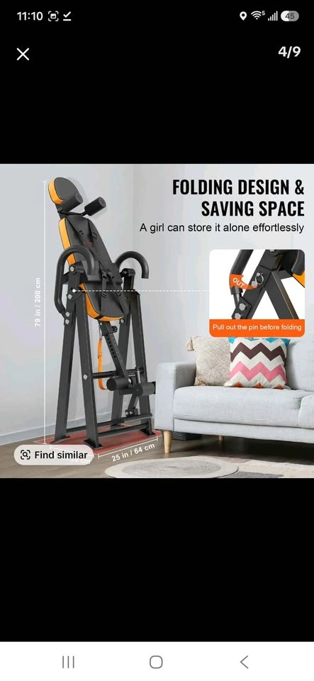 New in Box - Premium Inversion Table by Vevor - photo 4
