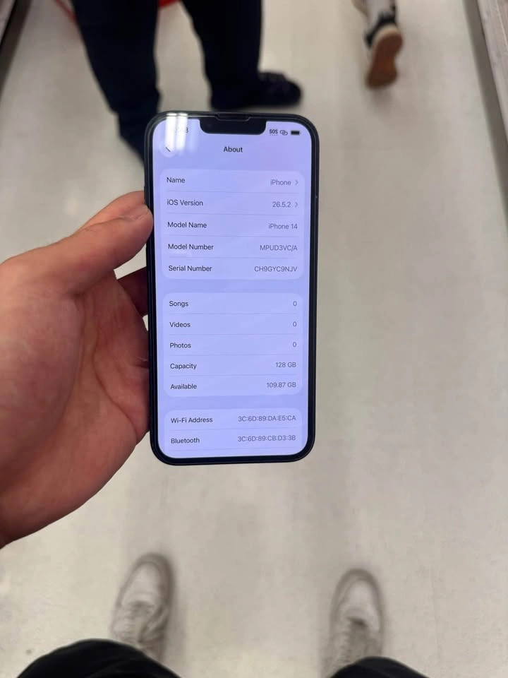 Apple iPhone 14 128GB 85% Battery - photo 3