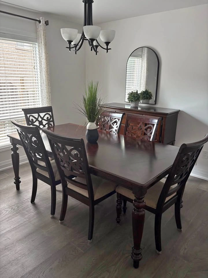 Dining Room Table + Buffet Set