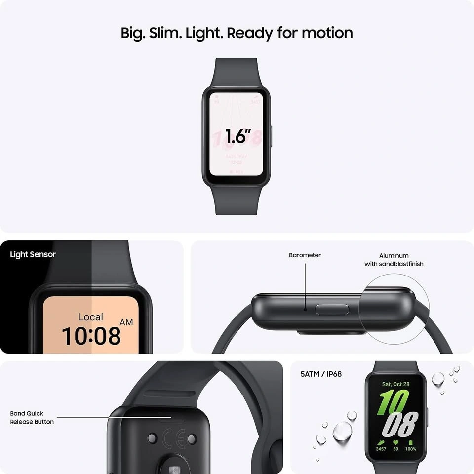 Samsung Galaxy Fit3 (SM-R390) AMOLED Fitness Tracker - photo 3