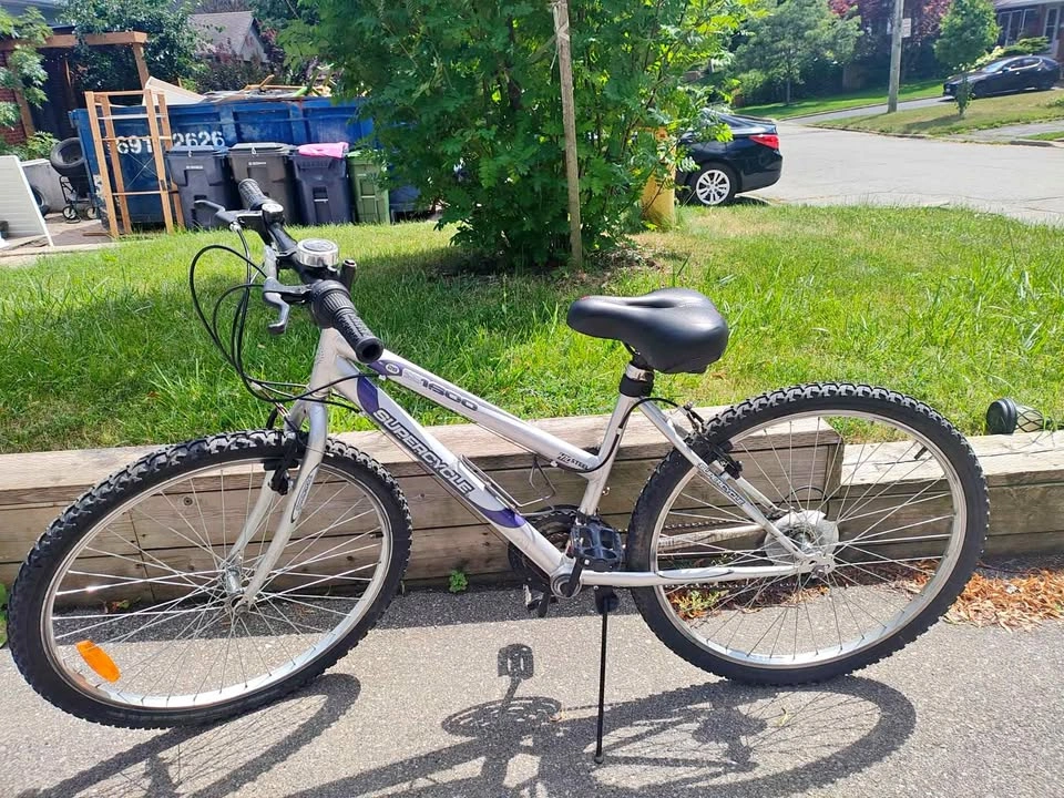 Slightly used bike (supercycle SC1500, 26), New seat, locknkey